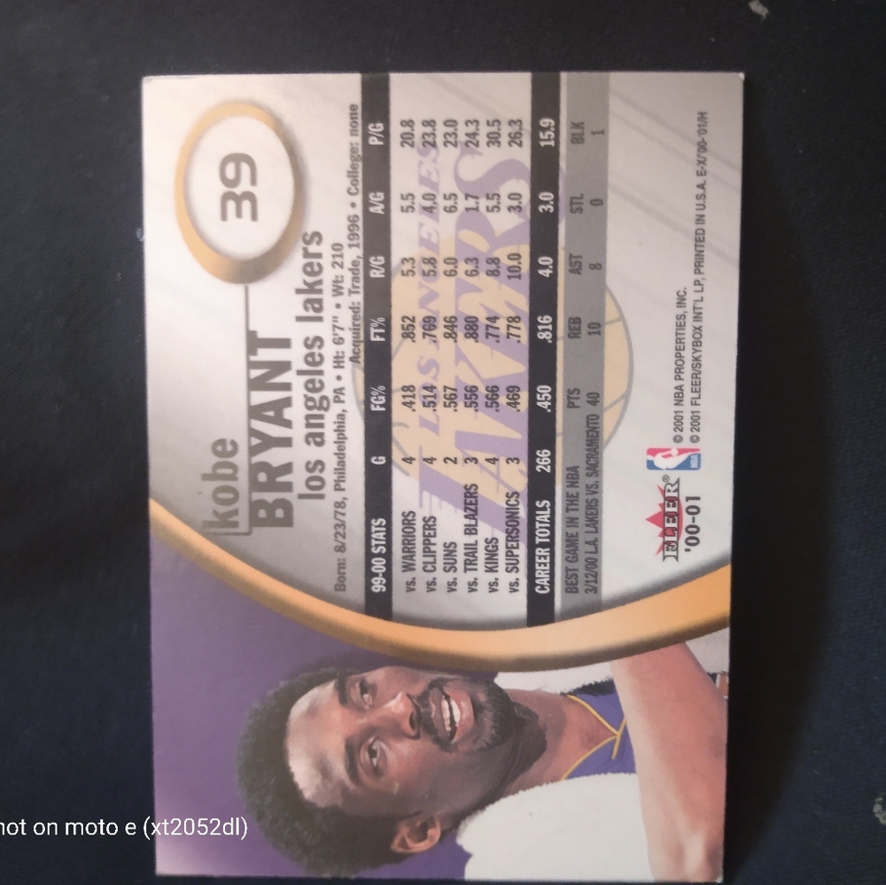 Coby Bryant card